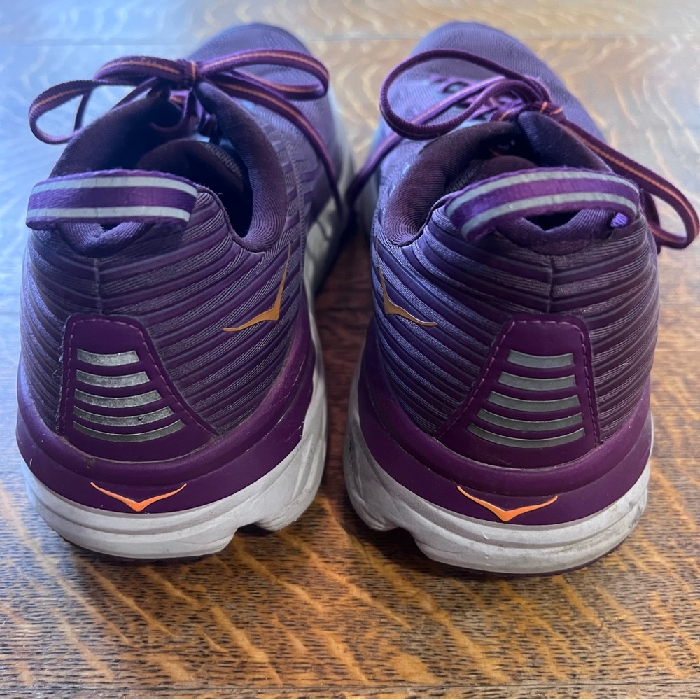 Hoka One One Bondi 6 Plum Purple Women’s Size 10 - Picture 3 of 7
